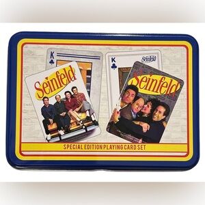SEINFELD SPECIAL EDITION PLAYING CARDS SET IN TIN